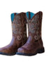 Montague Work Square-Toe Cowboy Boot for Men - Western Work Boots