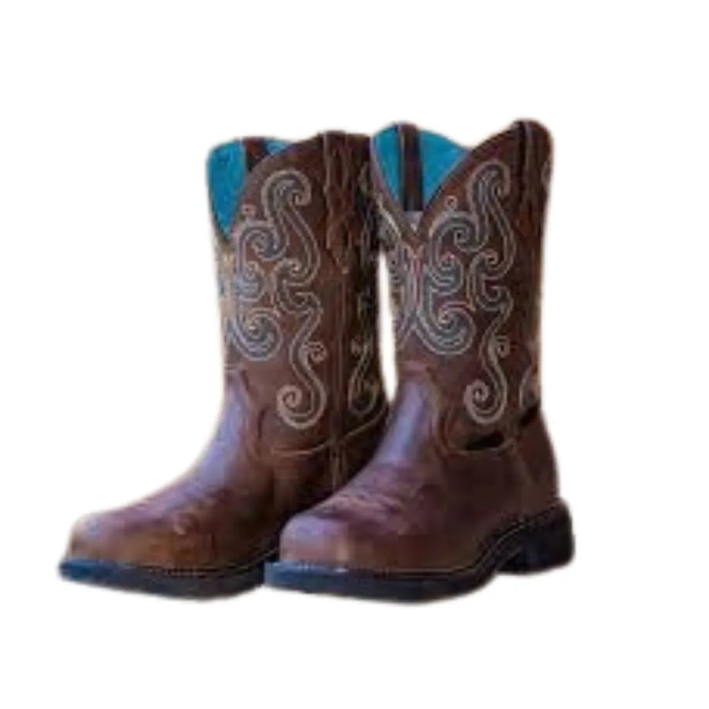 Montague Work Square-Toe Cowboy Boot for Men - Western Work Boots