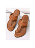 Mahur Braided Punch-Work Kolhapuri for Men - Traditional Leather Kolhapuri Sandals