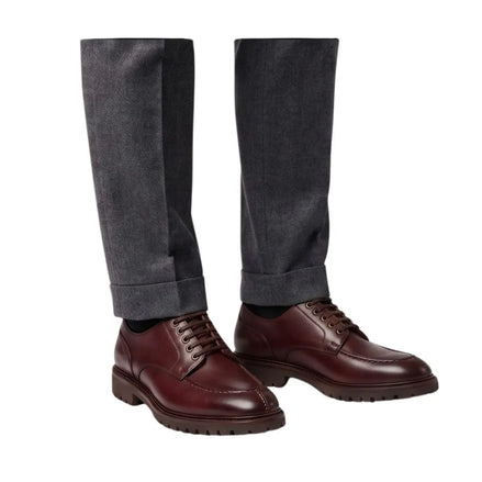Martignana Apron Lug-Sole Derby for Men - Chunky Leather Derby Shoes