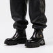 Moscazzano Chain-Strap Platform Buckle Boot for Men - Chunky Leather Buckle Boots