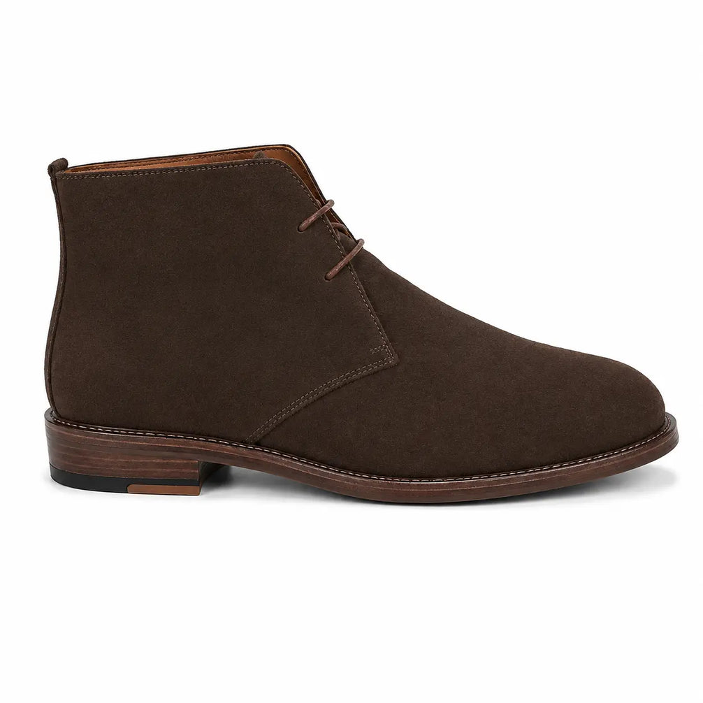 Maringa Suede Chukka Boot for Men - Goodyear Welted Leather Sole Boots