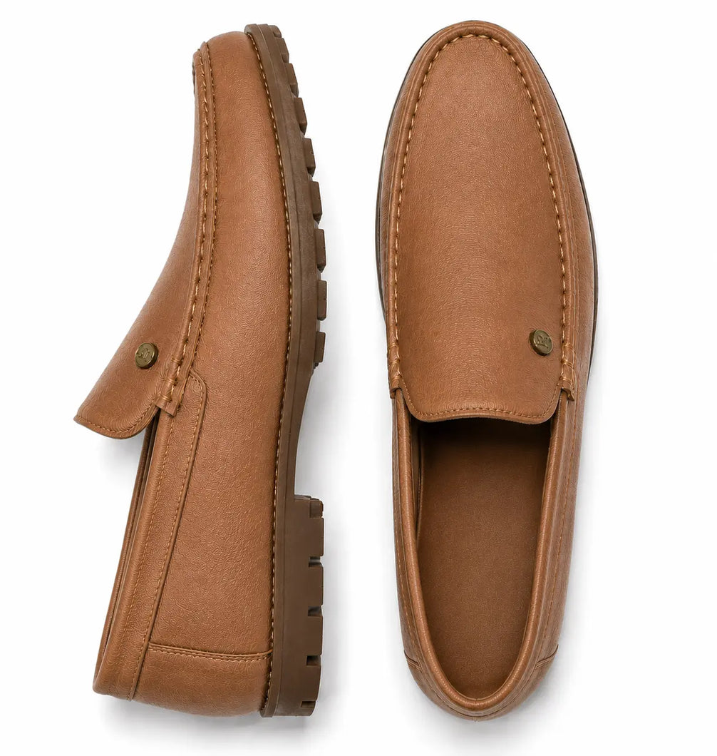 Montoya Driving Loafer for Men - Handmade Leather Moccasin Slip-On Shoes