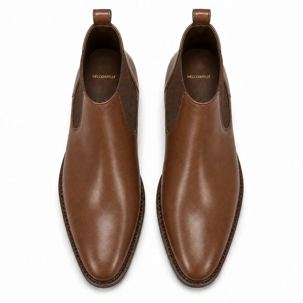 Mazarine Chelsea Boot for Men - Goodyear Welted Full-Grain Leather Boots