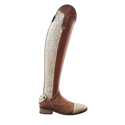Munera Glitter-Panel Dress Dress Riding Boot for Men - Sparkle Dressage Boots