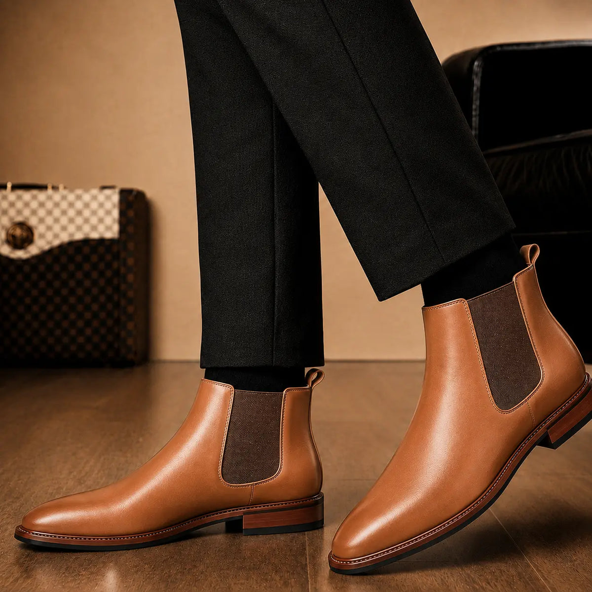 Mirage Chelsea Boot for Men - Goodyear Welted Full-Grain Leather Boots