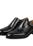 Manerba Polished Wingtip Single Monk Strap for Men - Brogue Office Shoes