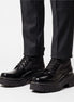 Montodine Quilted Platform Combat Boot for Men - Lace-Up Combat Boots