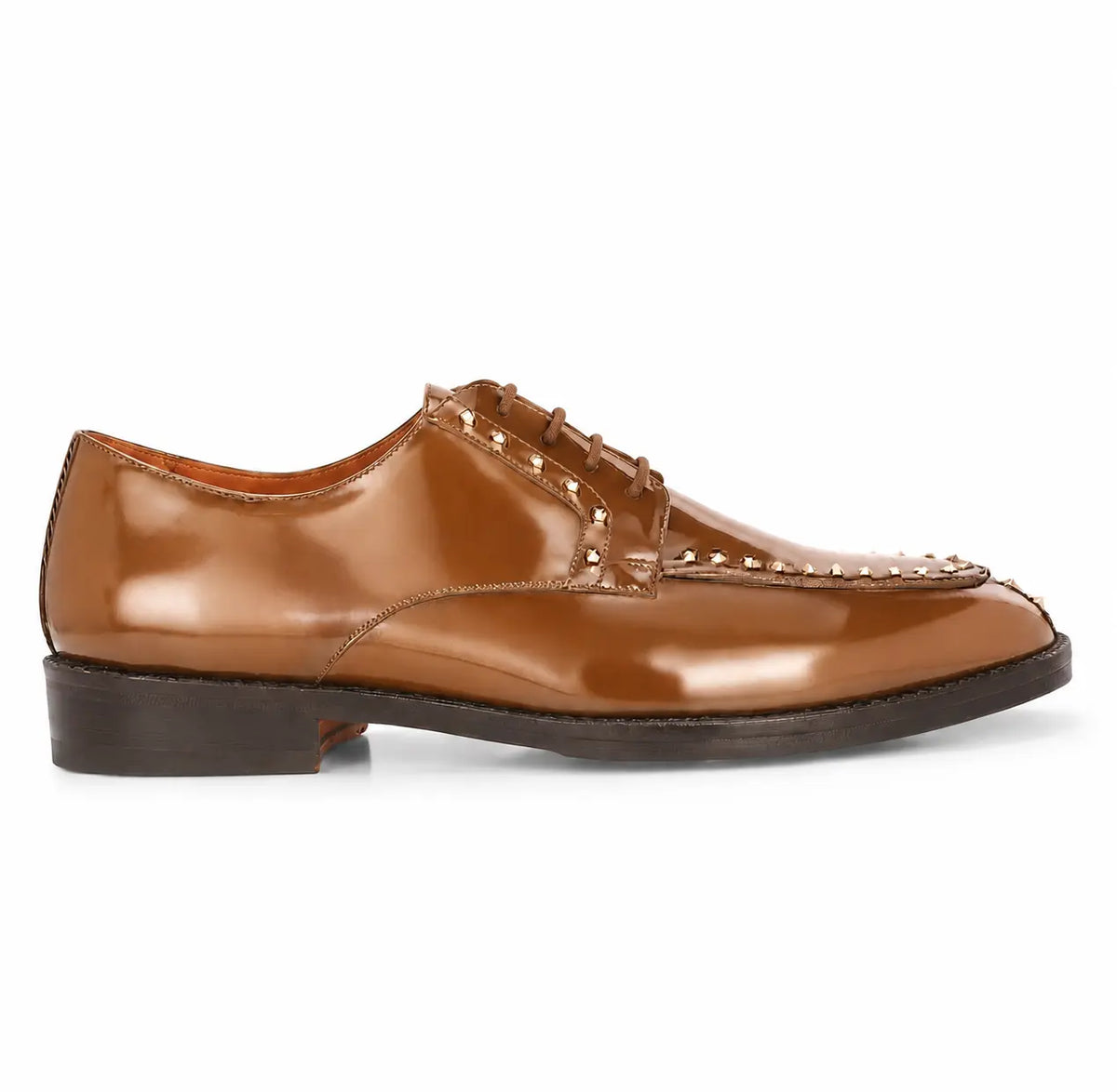 Mortlach Studded Apron Derby for Men - Goodyear Welted Leather Formal Shoes