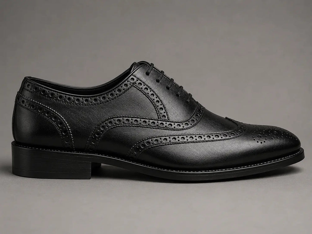 Mazaro Wingtip Brogue Oxford for Men - Goodyear Welted Full-Grain Leather Shoes