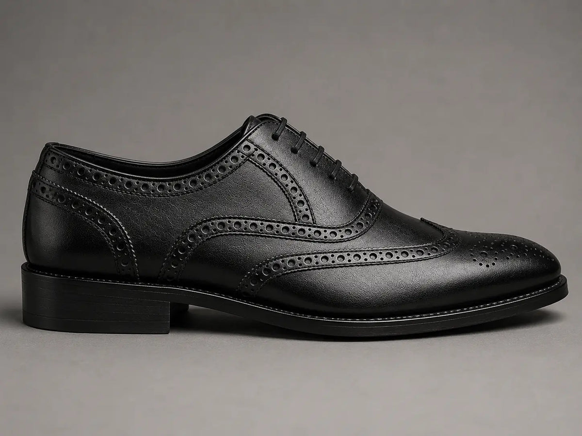 Mazaro Wingtip Brogue Oxford for Men - Goodyear Welted Full-Grain Leather Shoes