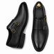 Mexico Double Monk Strap for Men - Hand-Burnished Goodyear Welted Leather Shoes
