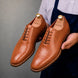 Meta Croc-Embossed Wholecut Oxford for Men - Goodyear Welted Leather Shoes