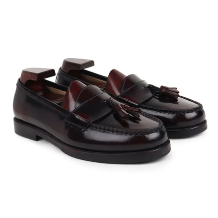Moglia Beefroll Tassel Loafer for Men - Polished Tassel Loafers