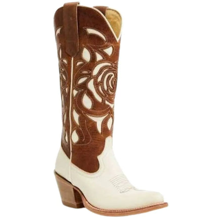 Mexia Cut-Out Inlay Cowboy Boot for Men - Tall Western Boots