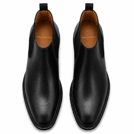 Malacca Chelsea Boot for Men - Goodyear Welted Burnished Leather Boots