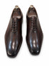 Mercatello Wood-Grain Burnish Wholecut Oxford for Men - Hand-Burnished Leather Oxford Shoes