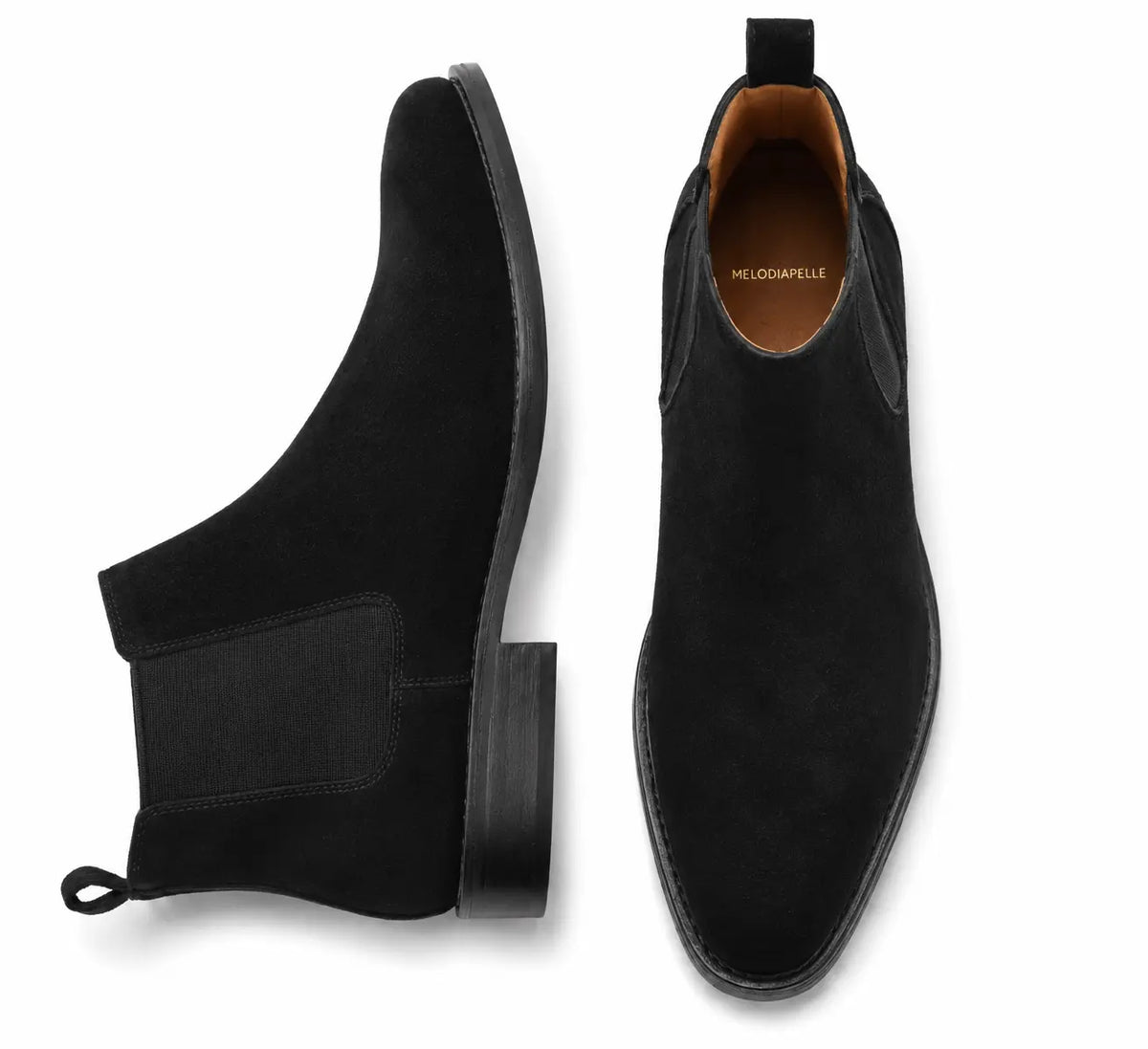 Moorfield Slim Chelsea Boot for Men - Goodyear Welted Suede Chelsea Boots