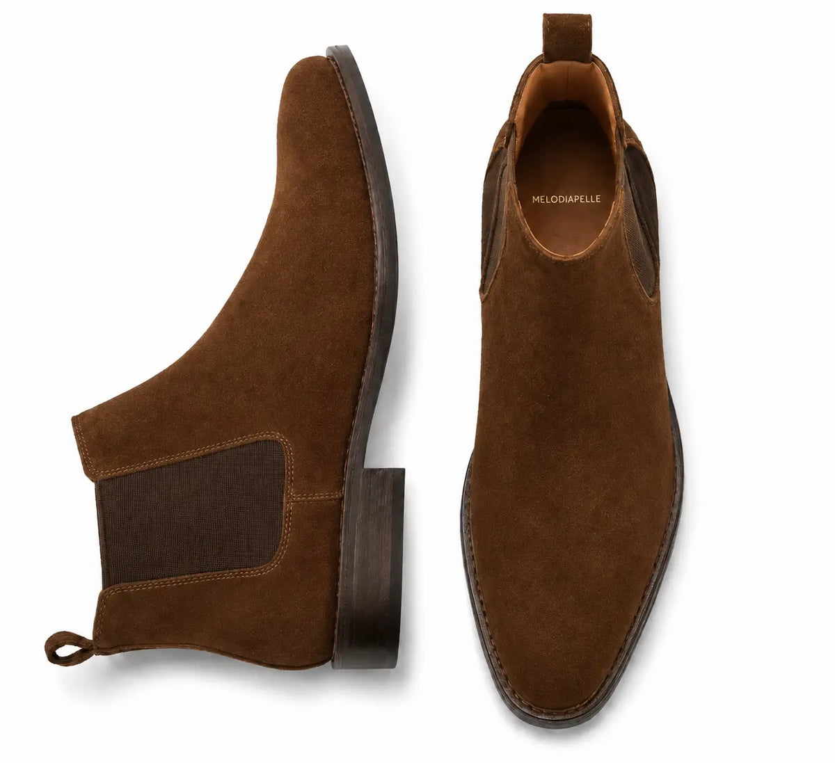 Moorfield Slim Chelsea Boot for Men - Goodyear Welted Suede Chelsea Boots
