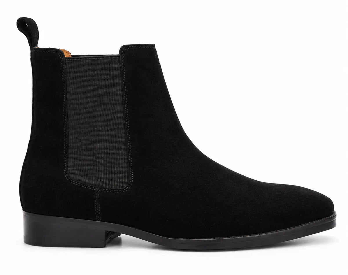 Moorfield Slim Chelsea Boot for Men - Goodyear Welted Suede Chelsea Boots