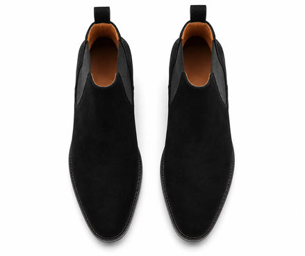 Moorfield Slim Chelsea Boot for Men - Goodyear Welted Suede Chelsea Boots