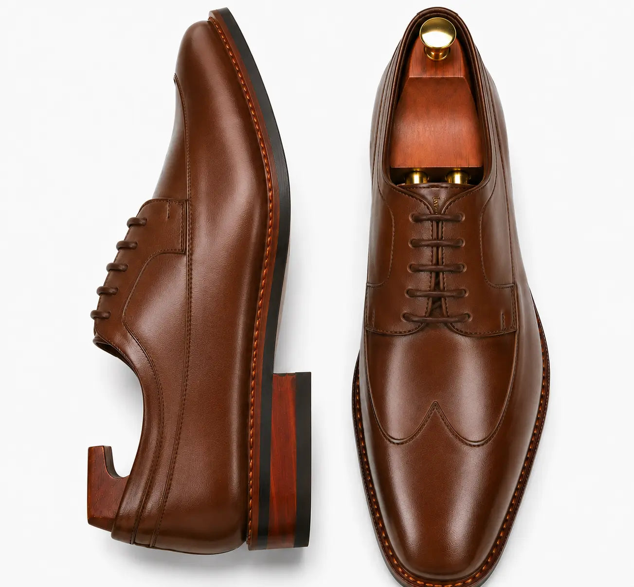 Matador Austerity Wingtip Derby for Men - Goodyear Welted Leather Formal Shoes