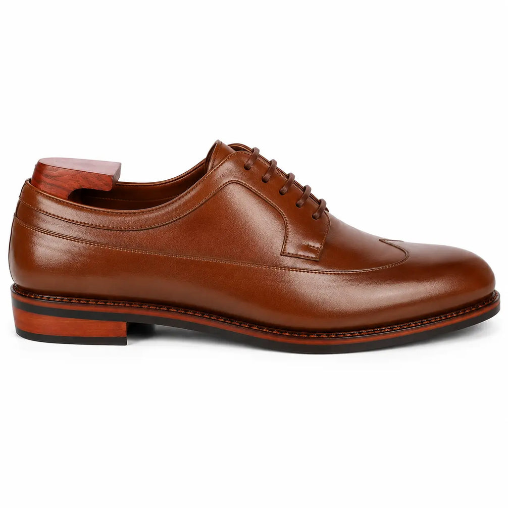 Matador Austerity Wingtip Derby for Men - Goodyear Welted Leather Formal Shoes