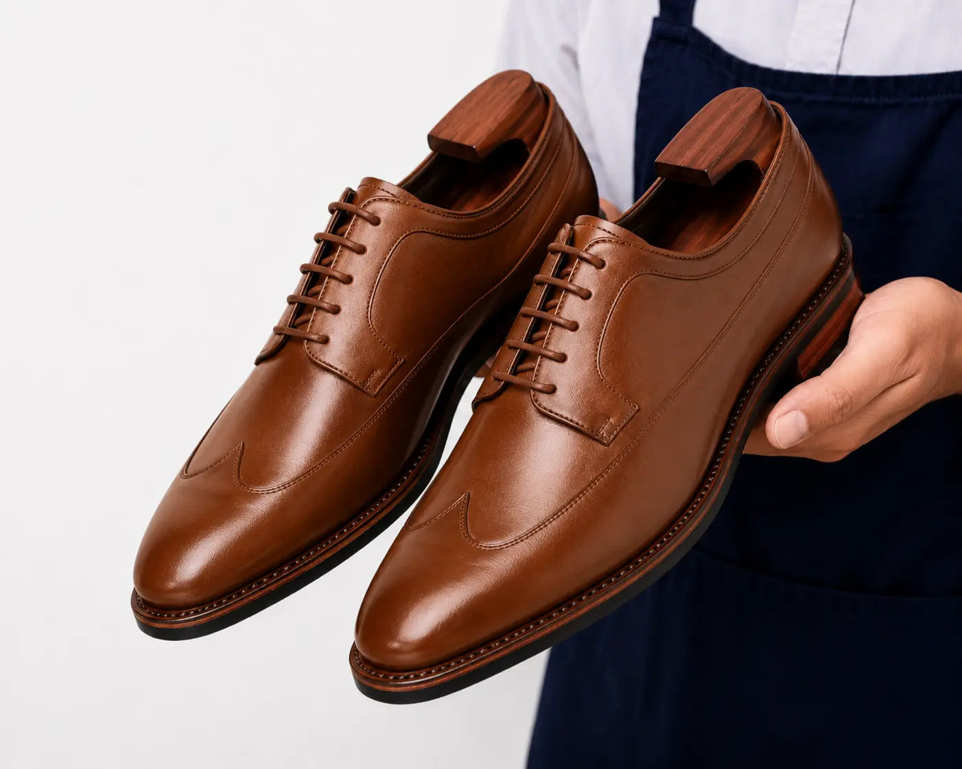 Matador Austerity Wingtip Derby for Men - Goodyear Welted Leather Formal Shoes