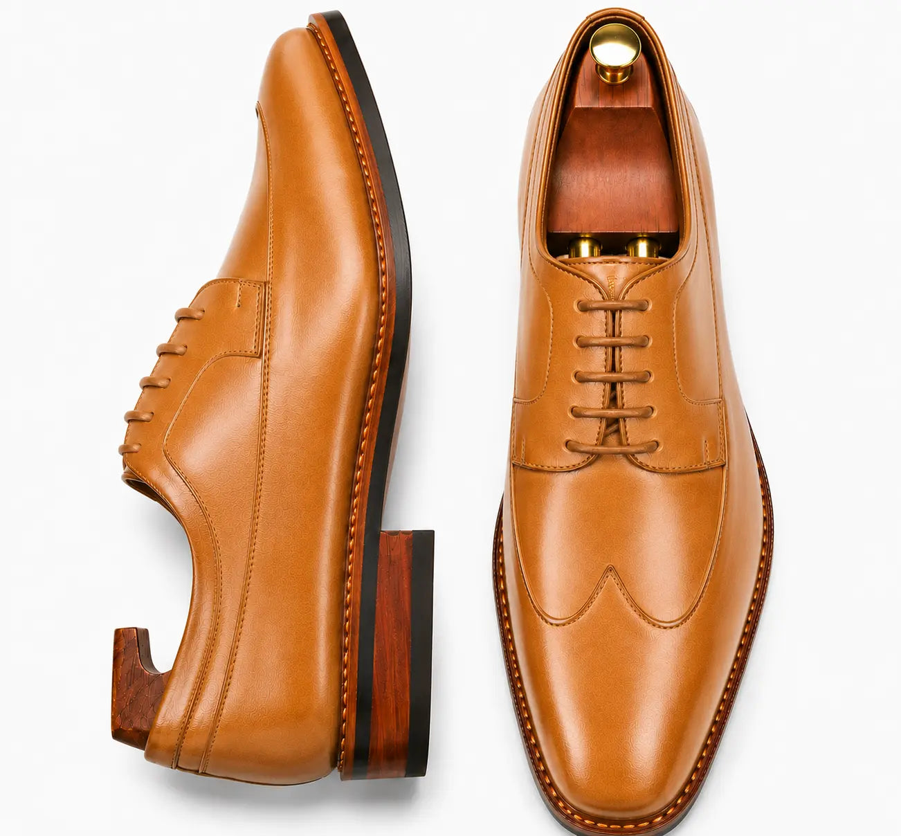 Matador Austerity Wingtip Derby for Men - Goodyear Welted Leather Formal Shoes