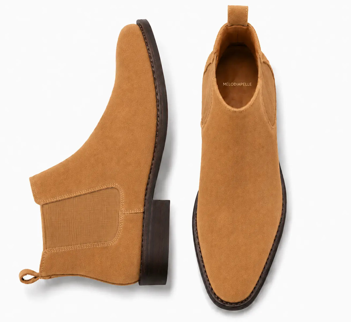 Moorfield Slim Chelsea Boot for Men - Goodyear Welted Suede Chelsea Boots