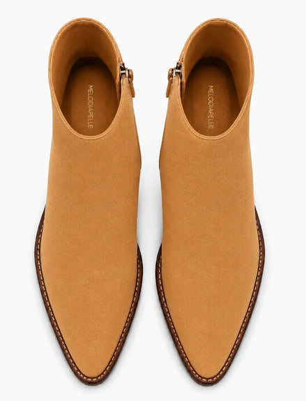 Malone Zip Ankle Boot for Men - Goodyear Welted Leather Boots with Block Heel