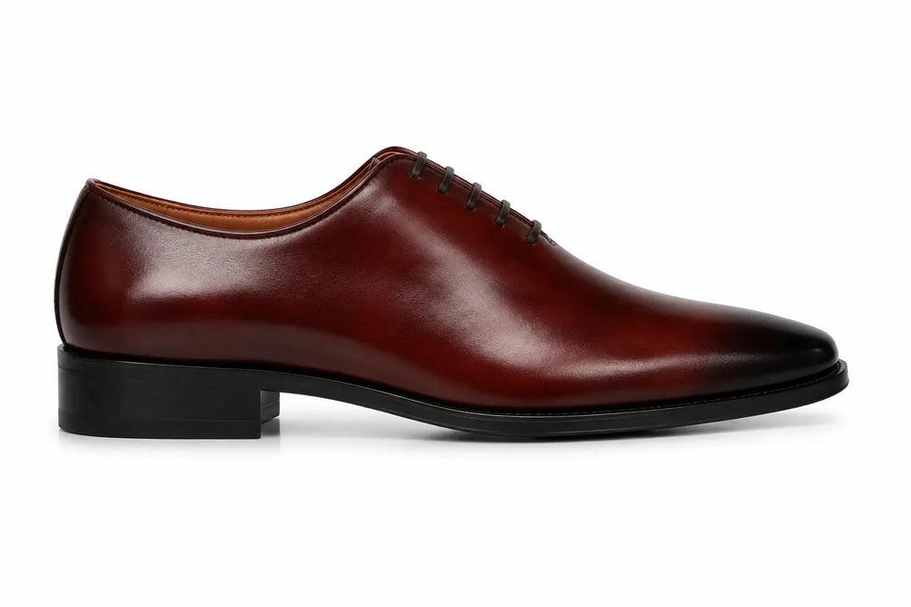 Modesto Wholecut Oxford for Men - Goodyear Welted Seamless Leather Dress Shoes