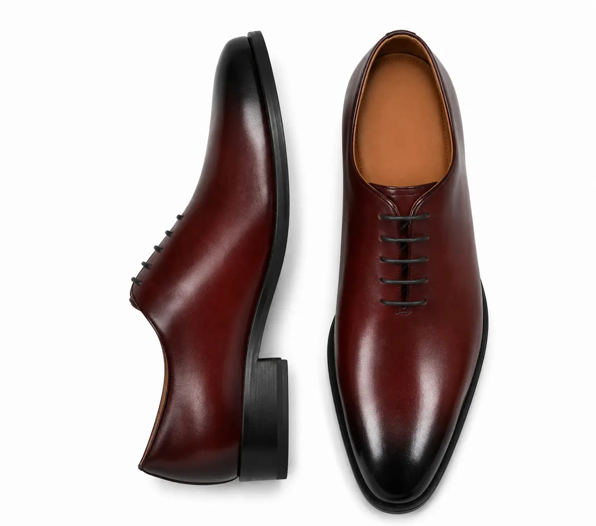 Modesto Wholecut Oxford for Men - Goodyear Welted Seamless Leather Dress Shoes