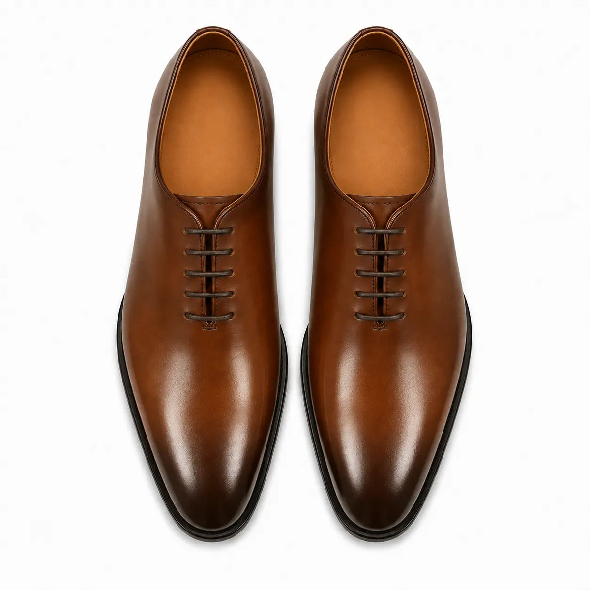 Modesto Wholecut Oxford for Men - Goodyear Welted Seamless Leather Dress Shoes