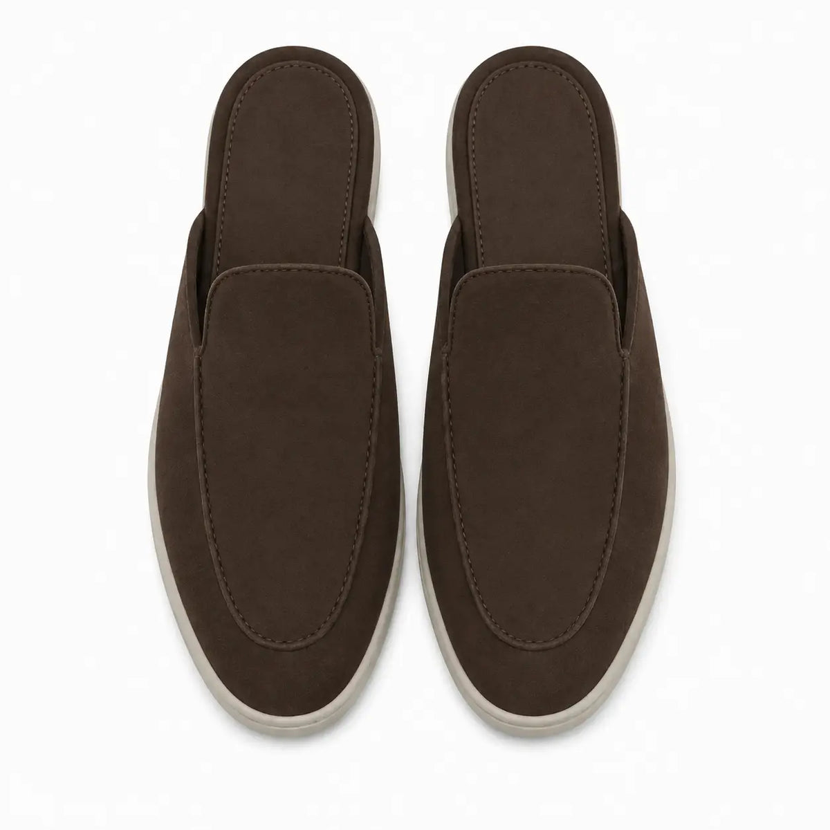 Melide Nubuck Cupsole Mule for Men - Backless Slip-On Summer Shoes
