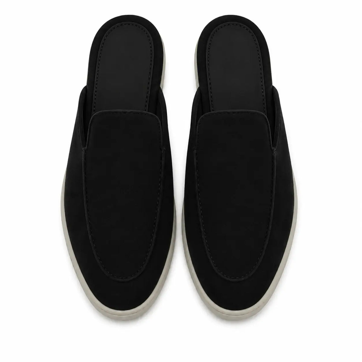 Melide Nubuck Cupsole Mule for Men - Backless Slip-On Summer Shoes