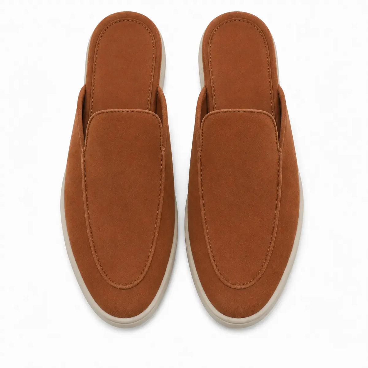 Melide Nubuck Cupsole Mule for Men - Backless Slip-On Summer Shoes