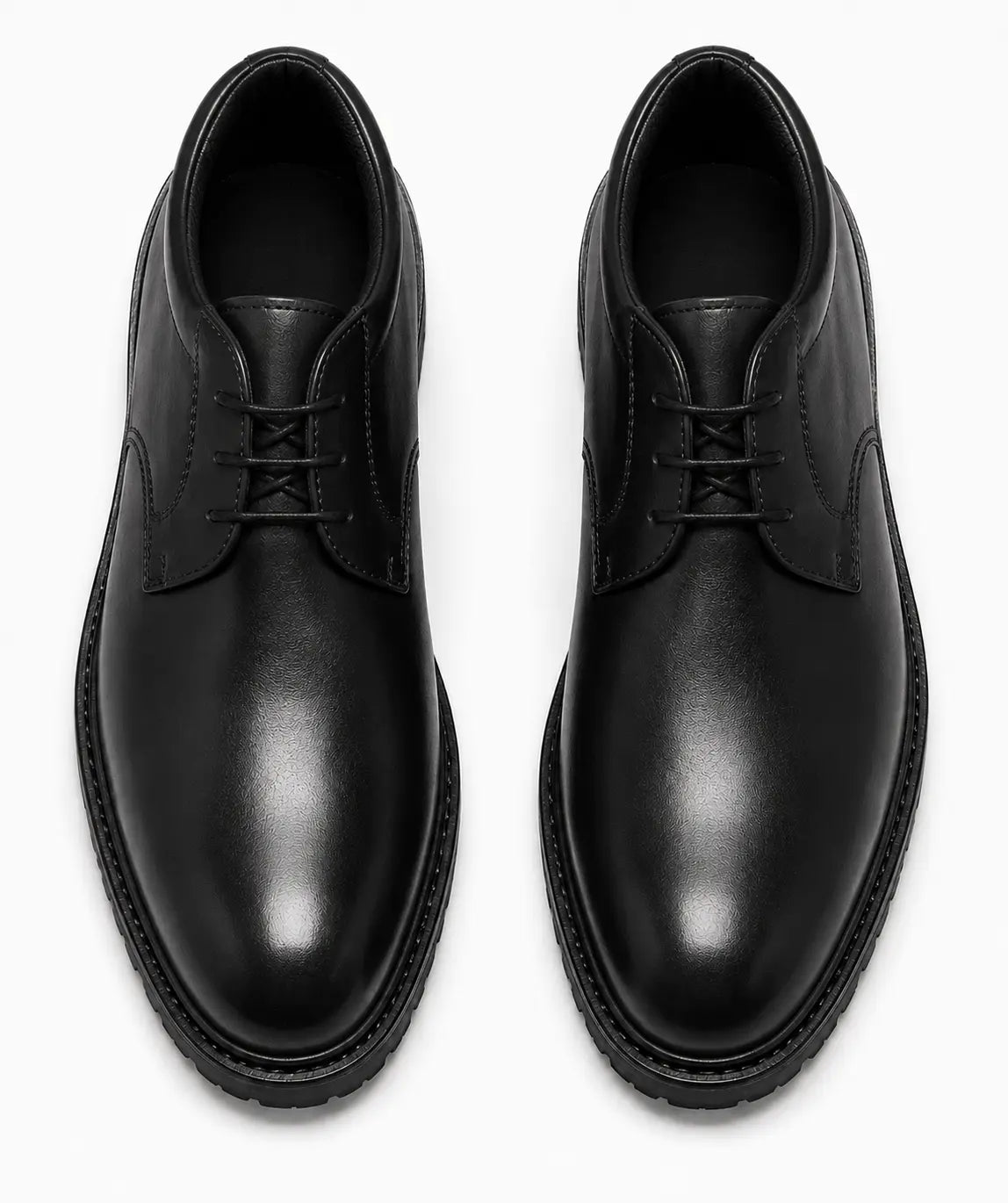 Marseille Patina Plain-Toe Derby for Men - Lug-Sole Leather Formal Shoes