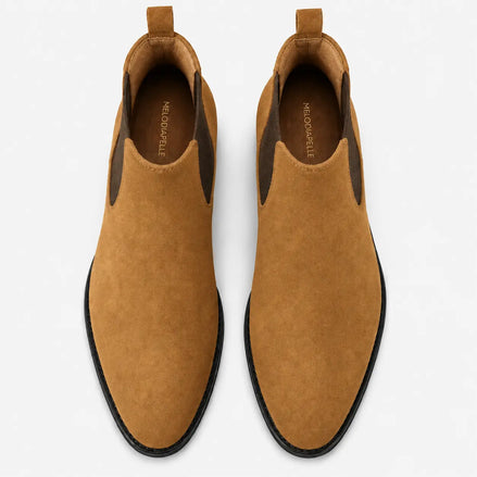 Moorgate Suede Chelsea Boot for Men - Goodyear Welted Leather Chelsea Boots