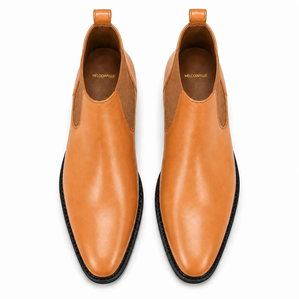 Mazarine Chelsea Boot for Men - Goodyear Welted Full-Grain Leather Boots
