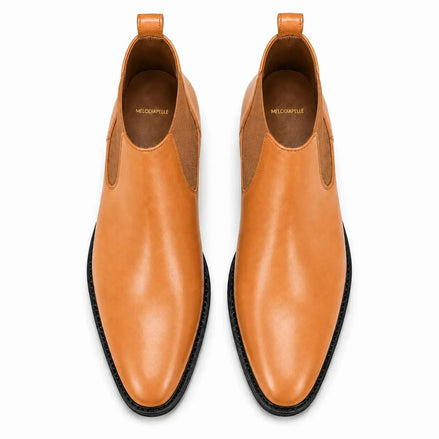 Mazarine Chelsea Boot for Men - Goodyear Welted Full-Grain Leather Boots