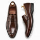 Marbella Apron-Stitch Penny Loafer for Men - Handmade Full-Grain Leather Slip-On