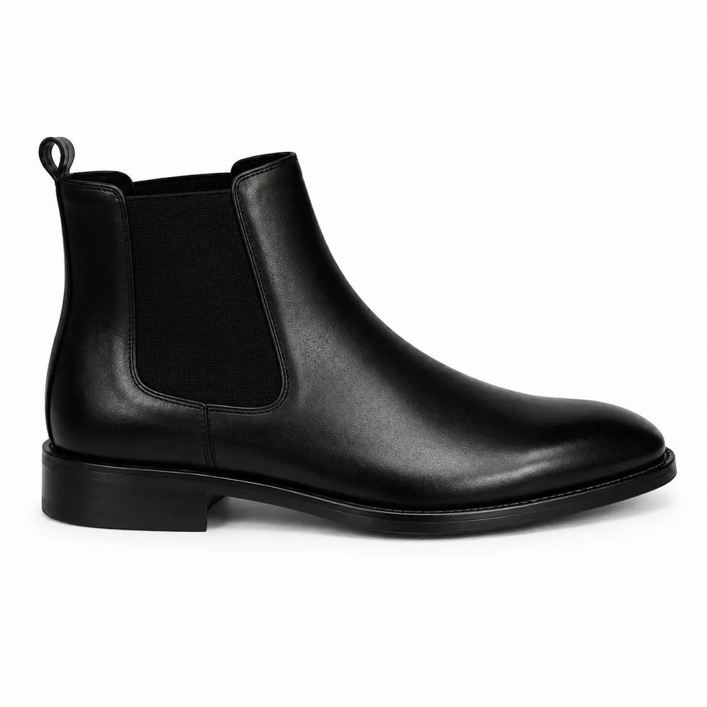 Malacca Chelsea Boot for Men - Goodyear Welted Burnished Leather Boots