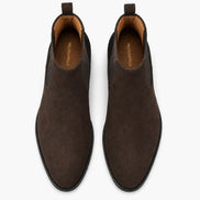 Moorgate Suede Chelsea Boot // Jet Black