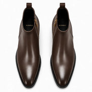 Molino Zip Ankle Boot // Cognac Burnished