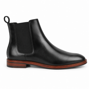 Moorfield Slim Chelsea Boot // Black Suede
