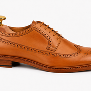 Missourie Longwing Brogue Derby // Natural Tan