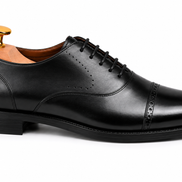 Marcello Semi-Brogue Oxford // Nero Black