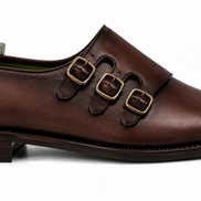 Montecito Double Monk Strap // Dark Chocolate