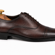 Marcello Semi-Brogue Oxford // Chocolate Brown